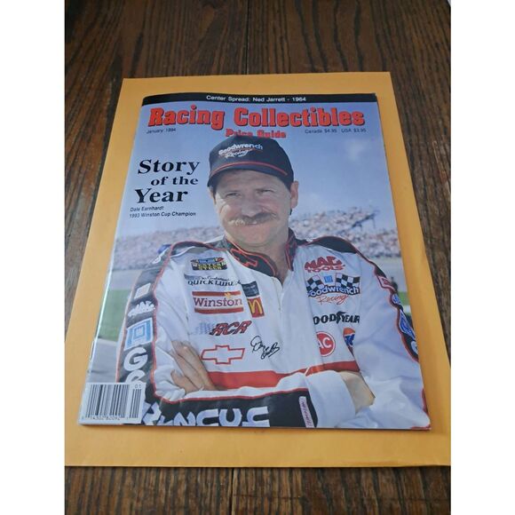 Vintage Jan 1994 SportStars Inc Racing Collectibles Price Guide Dale Earnhardt - Picture 1 of 3